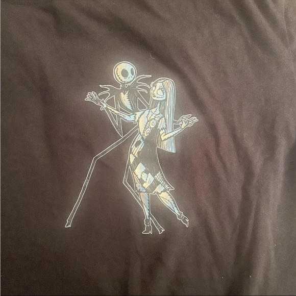 Disney Nightmare Before Christmas Womens Tshirt Black XXL Short Sleeve Cotton - Picture 7 of 8